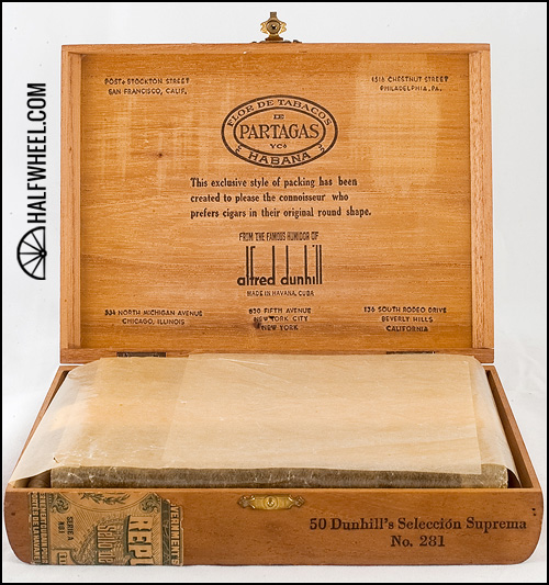 Partagas Dunhill Seleccion Suprema No 281 Box 5