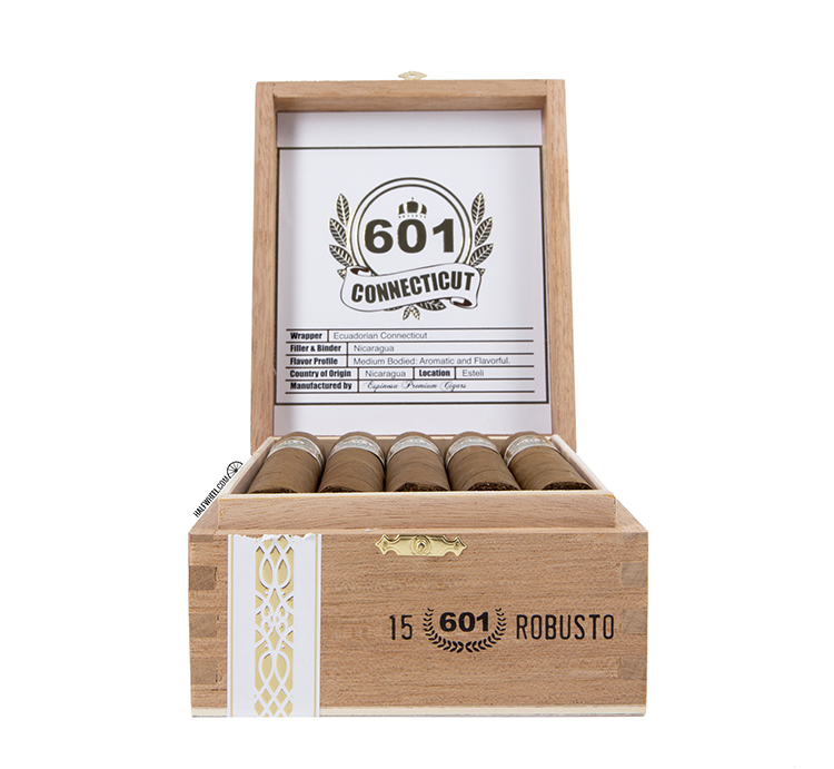 601 白标罗布图 (2016) - 601 WHITE LABEL ROBUSTO (2016) 雪茄