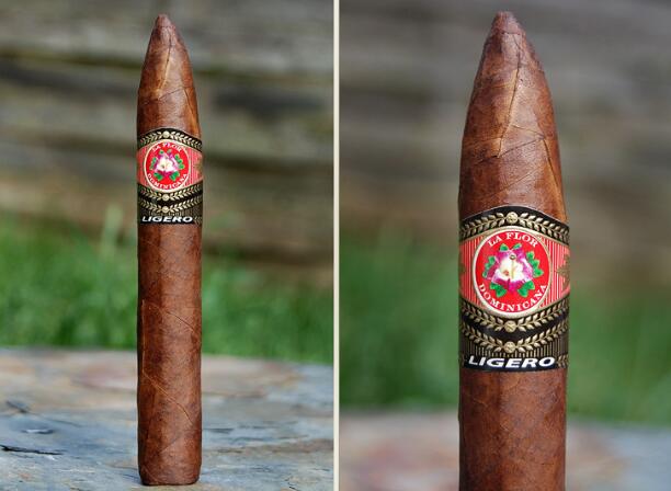 La Flor 多米尼加双 Ligero Oscuro 鱼雷 3.png