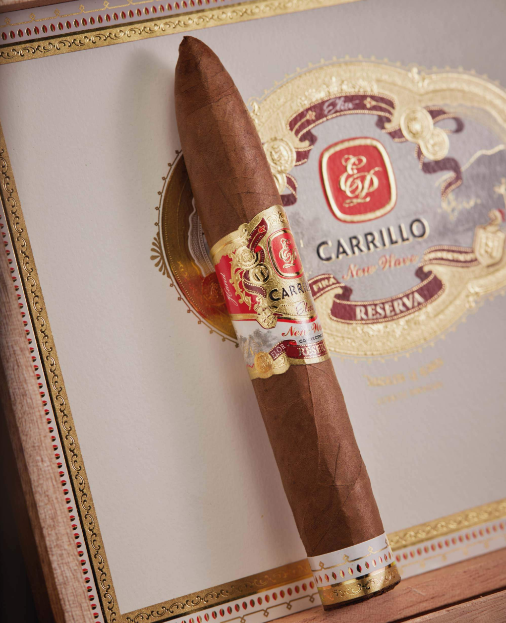 卡里罗新浪潮特级比利高雪茄(E.P.Carrillo New Wave Reserva Belicoso )